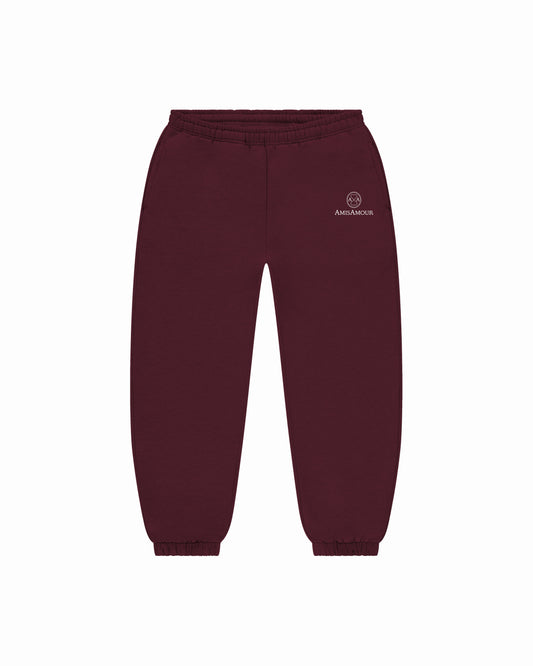 AA Sweatpants Kids - Merlot Red