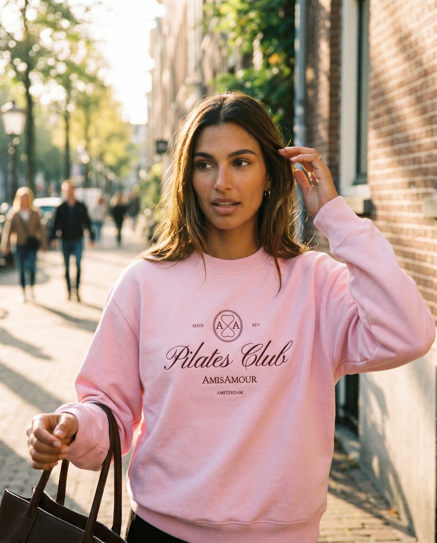 AA Pilates Club Sweatshirt - Peony Pink