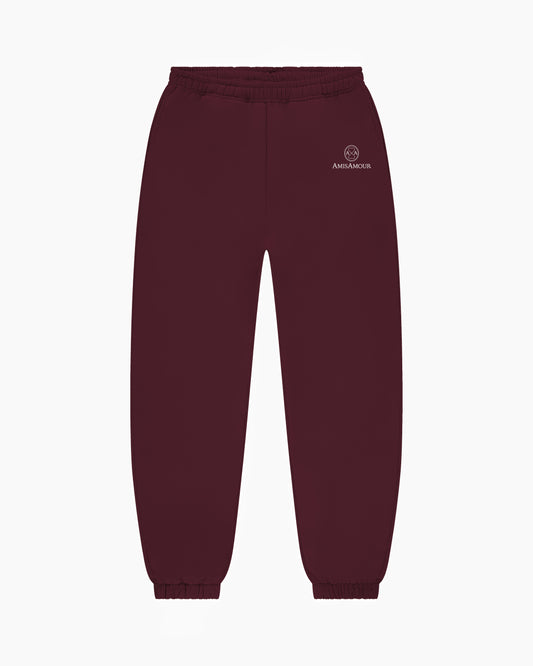 AA Sweatpants - Merlot Red