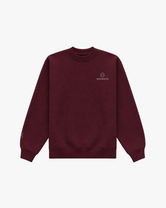 AA Sweatshirt - Merlot Red