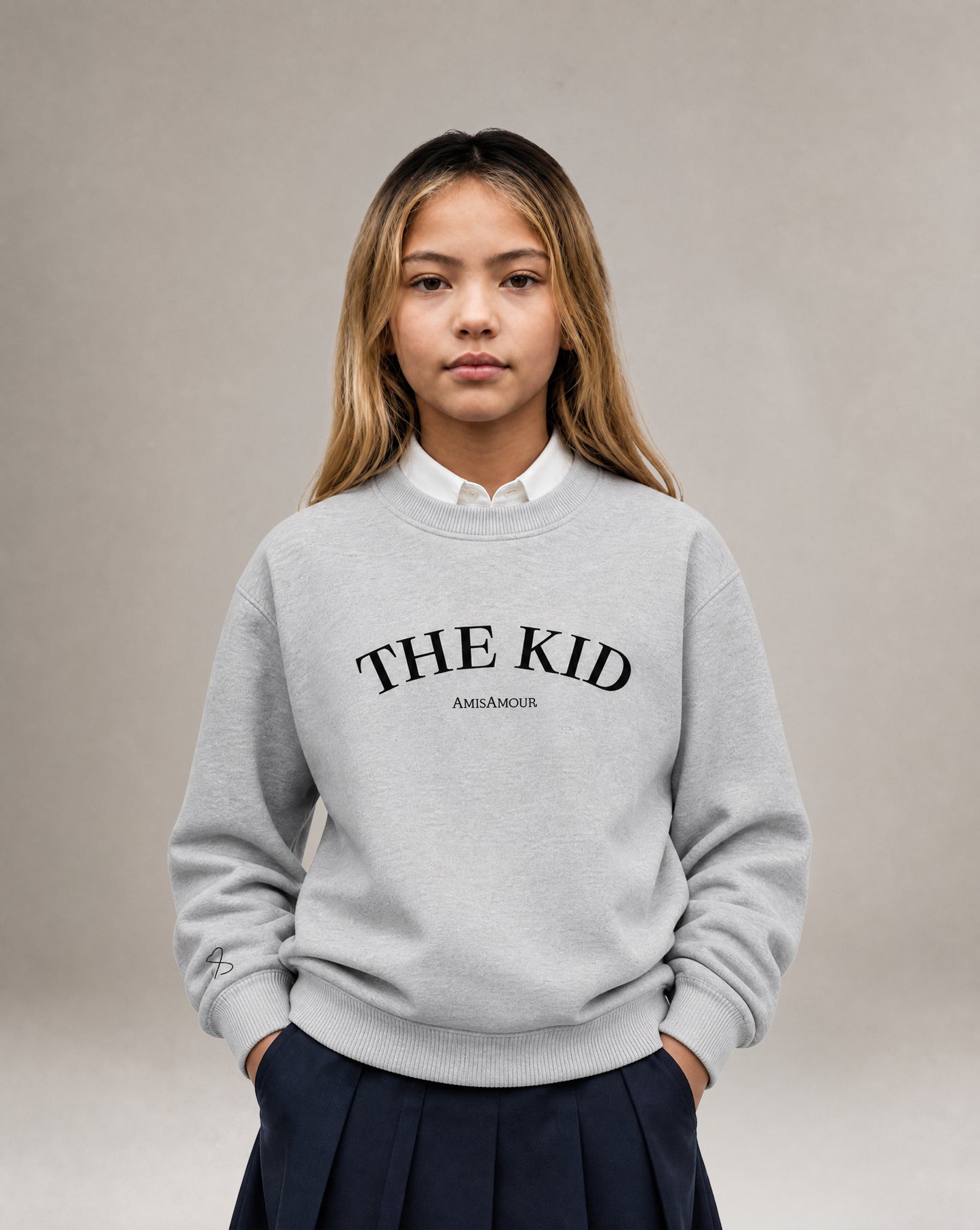 THE KID Sweatshirt - Grey Heather