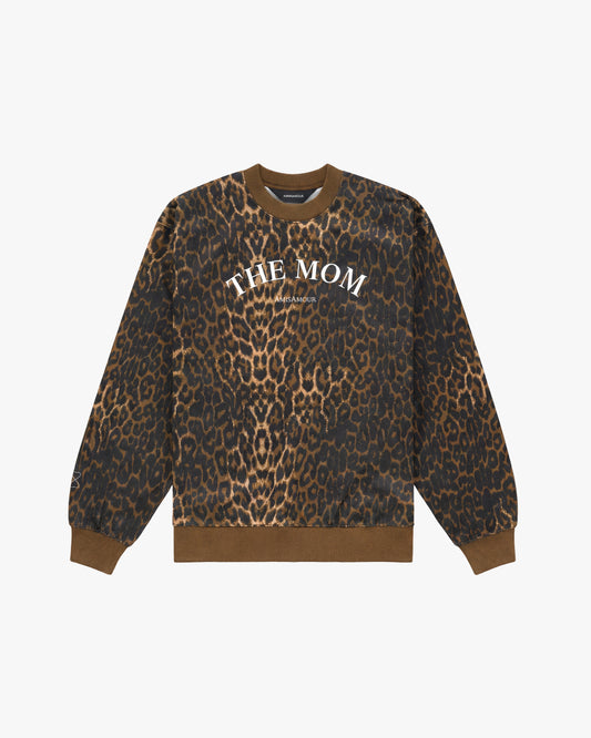 THE MOM Sweatshirt - Leopard