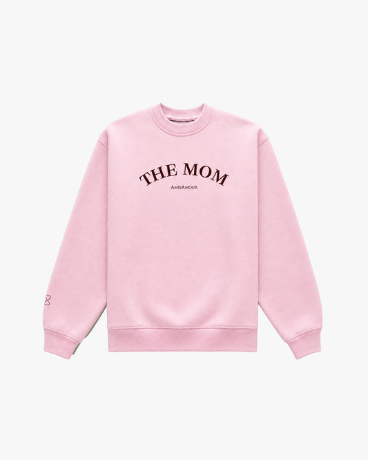 THE MOM Sweatshirt - Peony Pink